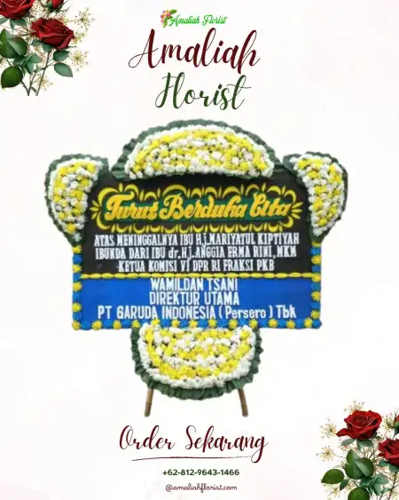 Papan Bunga Duka Pandan Sari Selatan